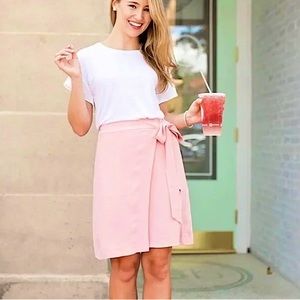 Loft Mini Wrap Skirt Light Pink 6